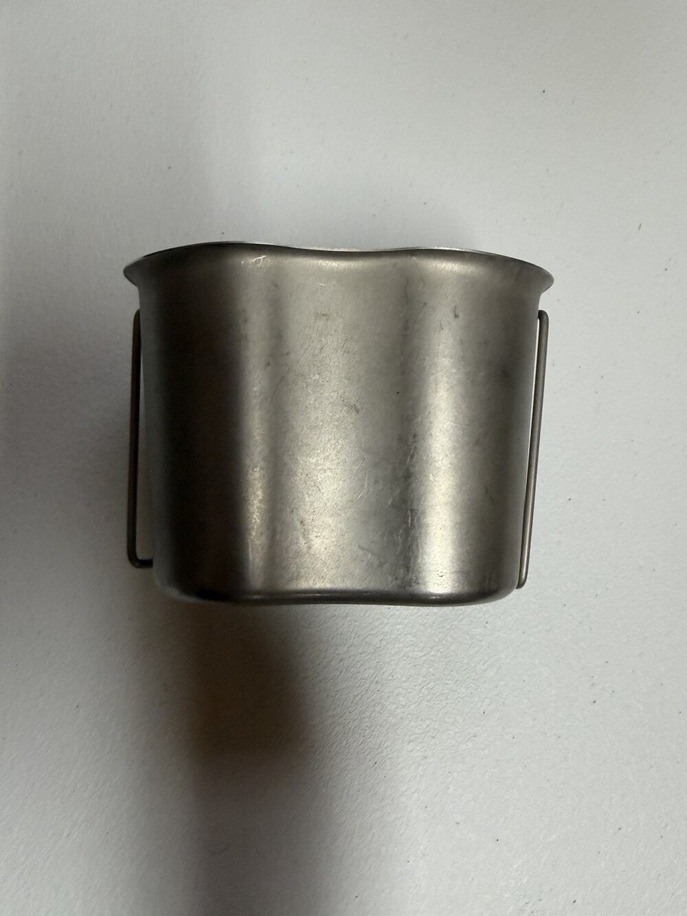 Original US Military Issue Stainless Steel Canteen Cup Made in USA Authentic